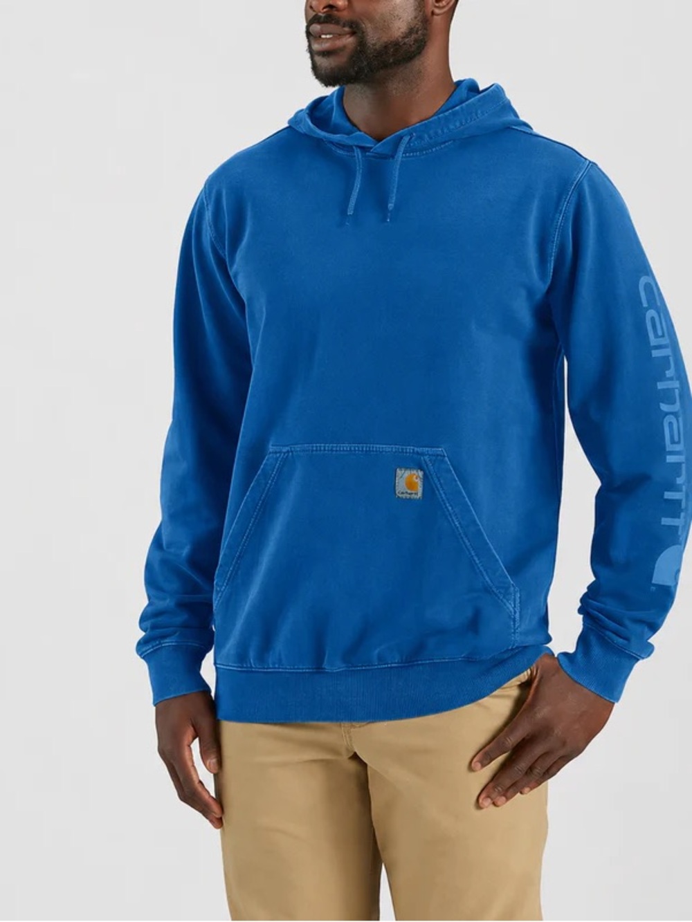 NWOT Carhartt Men's Relaxed Fit Garment Dye Hoodie. Size Small.